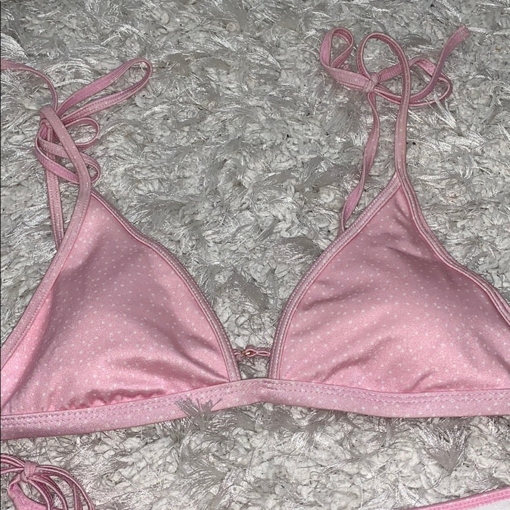 size S polka dot bikini